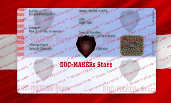 Austria ID Card – PSD Template